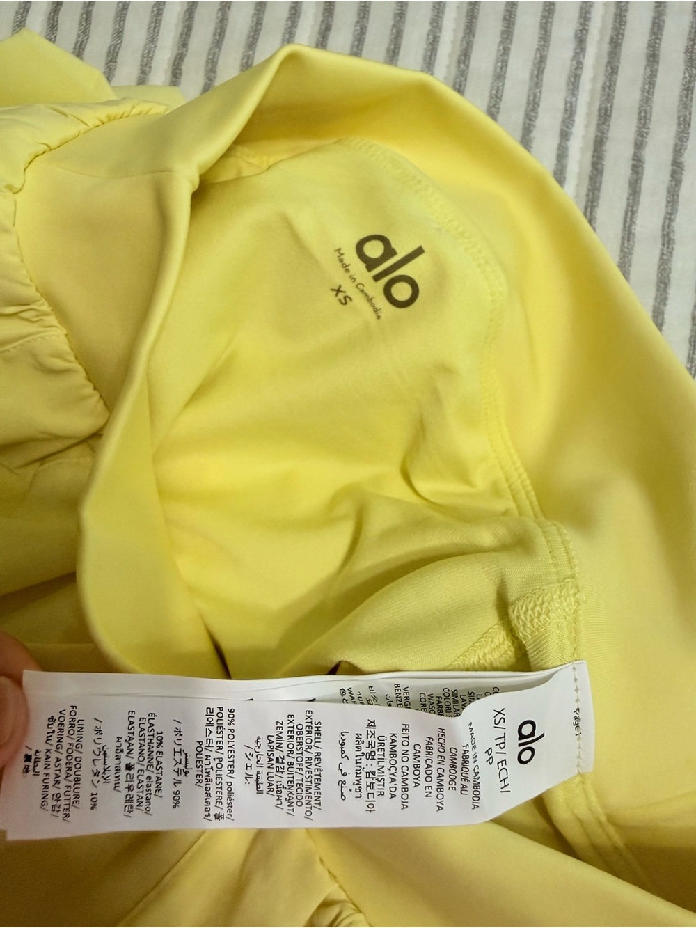 Alo Yoga Double Or Nothing Tennis Skirt XS New with tags - Picture 4 of 4